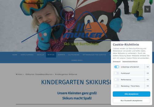 
                            12. Kindergarten Skikurse - Ski- und Surfschule Müller ... - Skischule Müller