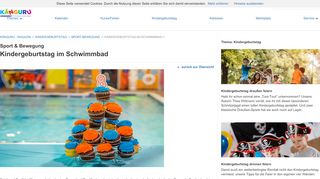 
                            13. Kindergeburtstag im Schwimmbad - | KÄNGURU Kindergeburtstage