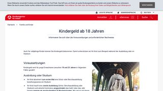 
                            9. Kindergeld ab 18 Jahren - Bundesagentur für Arbeit