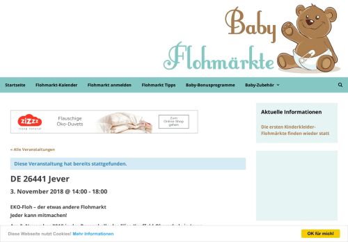 
                            8. Kinderkleiderflohmarkt DE 26441 Jever - Der Babyflohmärkte ...