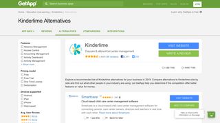 
                            12. Kinderlime Alternatives, Competitors & Similar Software | GetApp®