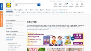 
                            7. Kinderwelt - Shoppen was Kinder glücklich macht - lidl.de