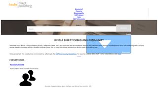 
                            5. Kindle Direct Publishing - KDP Community