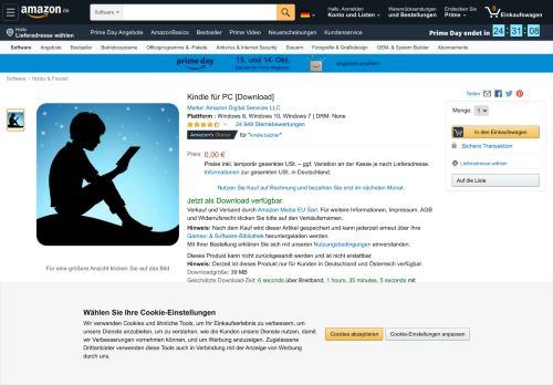 
                            3. Kindle für PC [Download] - Amazon