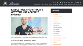 
                            5. Kindle Publishers - Don't Get Your KDP Account Banned!