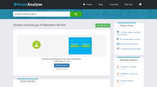 
                            8. Kinerja1.bandung.go.id Reputation Review - ScamAnalyze