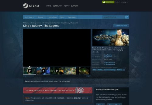 
                            6. King's Bounty: The Legend on Steam