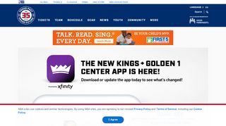 
                            10. Kings + Golden 1 Center App - NBA.com