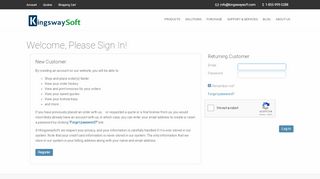 
                            6. KingswaySoft Online Store. Login