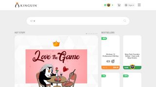 
                            4. Kinguin.net: Steam CD Keys and PC Game Keys - Compare & Buy