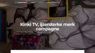 
                            12. Kinki TV, een ijzersterke merk campagne bruisend van interactie ...