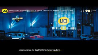 
                            3. Kinoinformation UCI KINOWELT Kaiserslautern