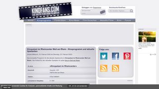 
                            10. Kinopalast im Rheincenter Weil am Rhein - Programmübersicht für ...