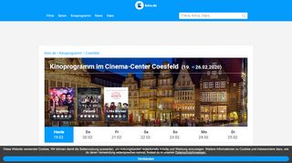 
                            3. Kinoprogramm im Cinema-Center Coesfeld · Coesfeld · KINO.de