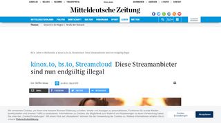 
                            5. kinox.to, bs.to, Streamcloud: Diese Streamanbieter sind nun ... - MZ