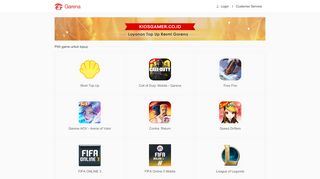 
                            6. Kiosgamer - Layanan Top Up Resmi Garena