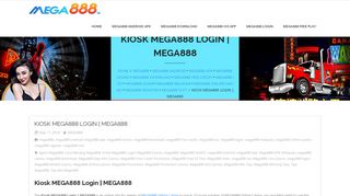 
                            1. Kiosk MEGA888 Login | MEGA888 - Mega888 Download ...