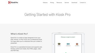 
                            4. Kiosk Pro App | Getting Started