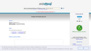 
                            13. kiosque.adp.com: DNSLookUp Nslookup DNS de kiosque.adp.com