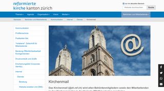 
                            8. Kirchenmail — Reformierte Kirche Kanton Zürch
