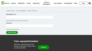 
                            1. Kirjaudu sisään | Eläkeliitto