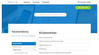 
                            6. Kirjautuminen – Netvisor tukiportaali