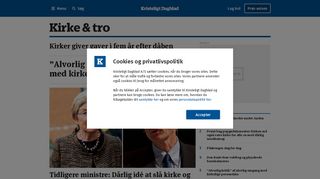 
                            9. Kirke & tro - Kristeligt Dagblad