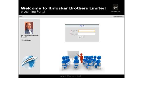 
                            8. Kirloskar Brothers Limited e-Learning Portal - Sign In