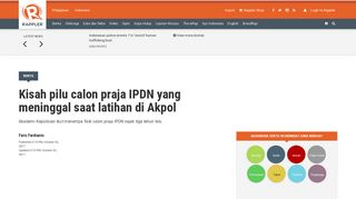 
                            9. Kisah pilu calon praja IPDN yang meninggal saat latihan di Akpol