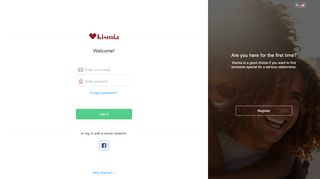 
                            11. kismia is international online dating site with 26 million active users ...