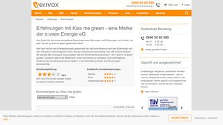 
                            2. Kiss me green: Meinungen, Erfahrungen, Bewertungen - Verivox