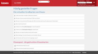 
                            5. Kisseo - Hilfe und Kontakt