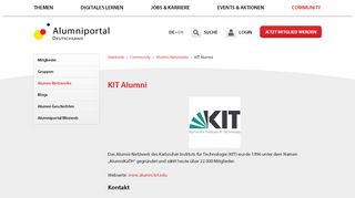
                            7. KIT Alumni - Alumniportal Deutschland