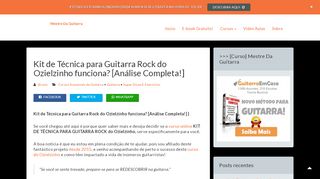 
                            10. ⇒ Kit de Técnica para GUITARRA ROCK do Ozielzinho【FUNCIONA??】