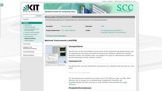 
                            7. KIT - SCC - Dienste - Software & Anwendungen - Technisch ...