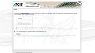 
                            5. KIT - Shibboleth