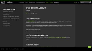 
                            4. KITAG CINEMAS Account | KITAG Kino-Theater AG