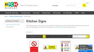 
                            6. Kitchen Signs | Signs for Kitchens - KPCM Display