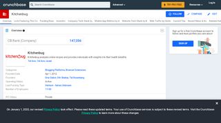 
                            1. Kitchenbug | Crunchbase