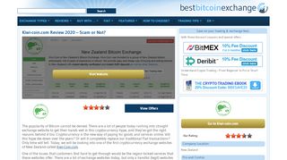 
                            9. Kiwi-coin.com Review 2019 – Scam or Not? | Best Bitcoin Exchange ...