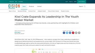 
                            6. Kiwi Crate Expands Its Leadership In The Youth Maker Market