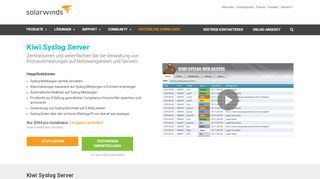 
                            12. Kiwi Syslog Server – Syslog-Viewer | SolarWinds