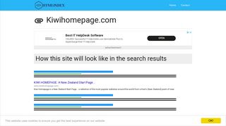 
                            12. kiwihomepage.com - KIWI HOMEPAGE: A New Zealand Start Page...