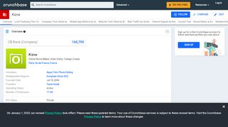 
                            4. Kizoa | Crunchbase