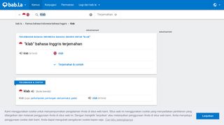 
                            8. klab - Terjemahan bahasa Inggris - kamus bab.la