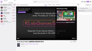 
                            13. KLabGamesStation - Twitch