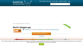 
                            10. Klacht Basic Fit! inloggen app - KLACHT.nl