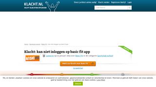 
                            12. Klacht Basic Fit! kan niet inloggen op basic fit app - KLACHT.nl
