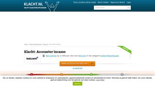 
                            8. Klacht Bol.com! Accountor incasso - KLACHT.nl
