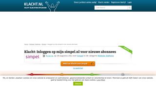 
                            9. Klacht Simpel! Inloggen op mijn simpel.nl voor nieuwe abonnees ...